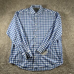 Twillory Shirt Mens 17 34-35 Coolmax Long Sleeve Performance Active Tailored Fit